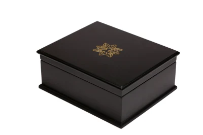 Красиво изготовленная деревянная коробка для упаковки чая, деревянный держатель для чайных пакетиков.